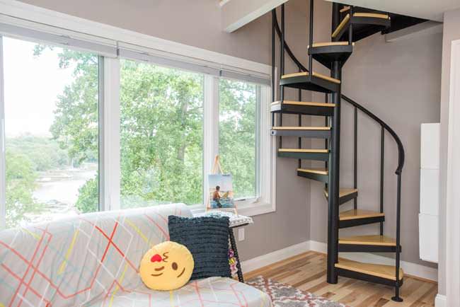 Turning A Loft Into A Bedroom Salter Spiral Stair